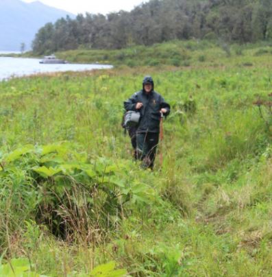 Kodiak Brown Bear trip Bill on the Trail